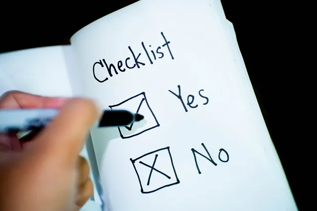 checklist 1